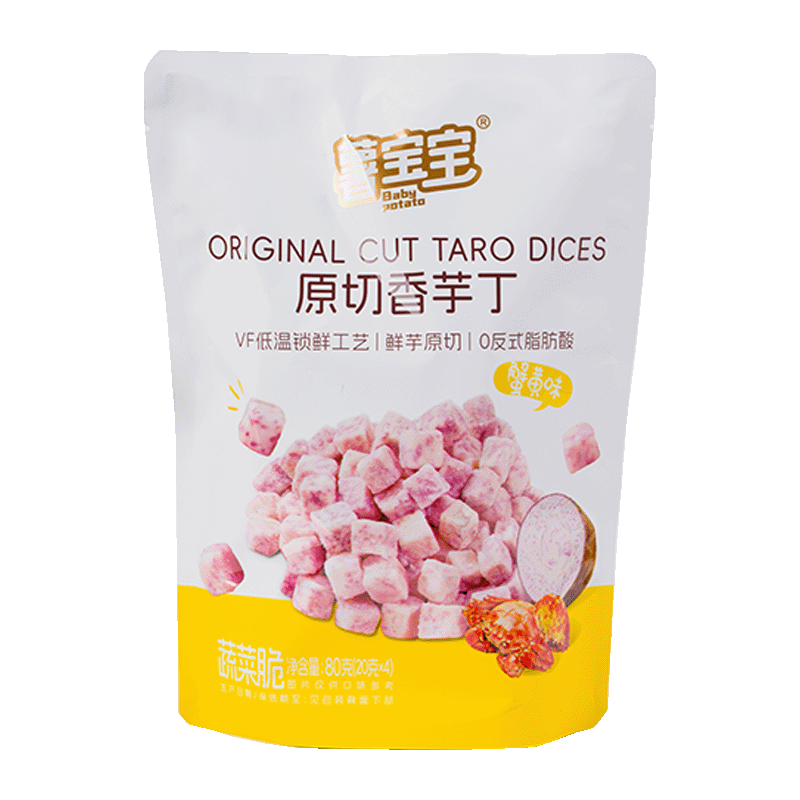 Crab Roe Flavor Snacks