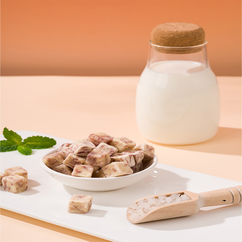 Snacks de taro de gran venta: Snacks de taro VF, Dados de taro con sabor a mar y sal, Cubos de taro