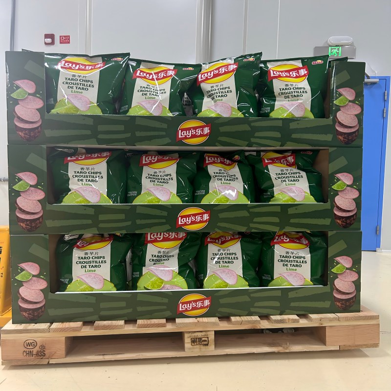 Nuestros chips de taro recién cortados se lanzan oficialmente en Costco Norteamérica.